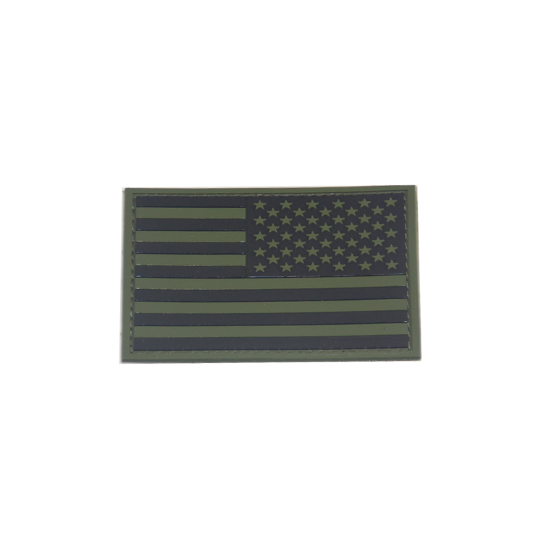 black pvc patch for Promotional Gift