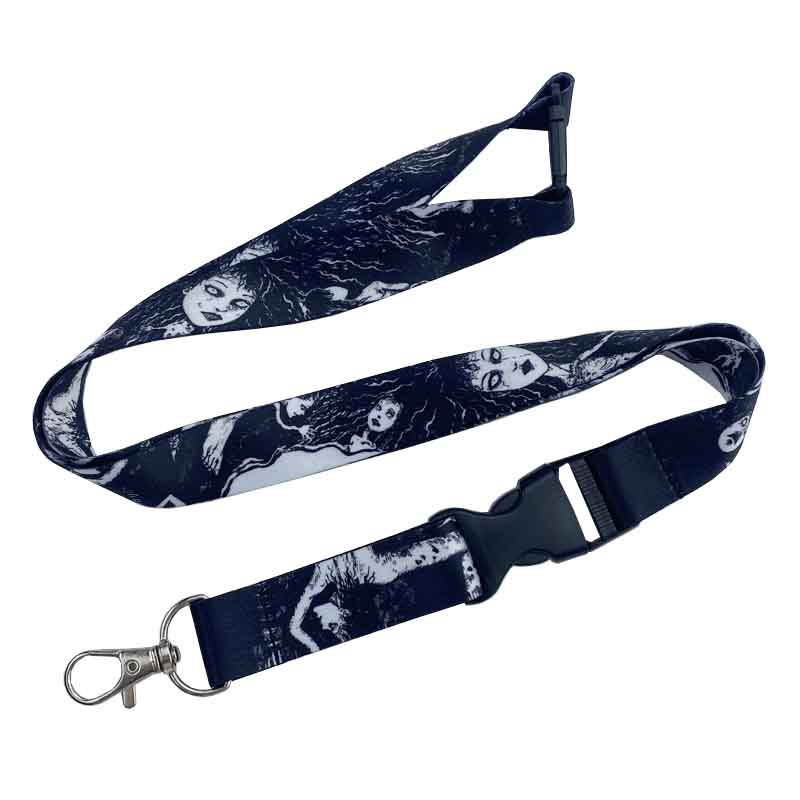 School Customizable Polyester Lanyard for Sublimation