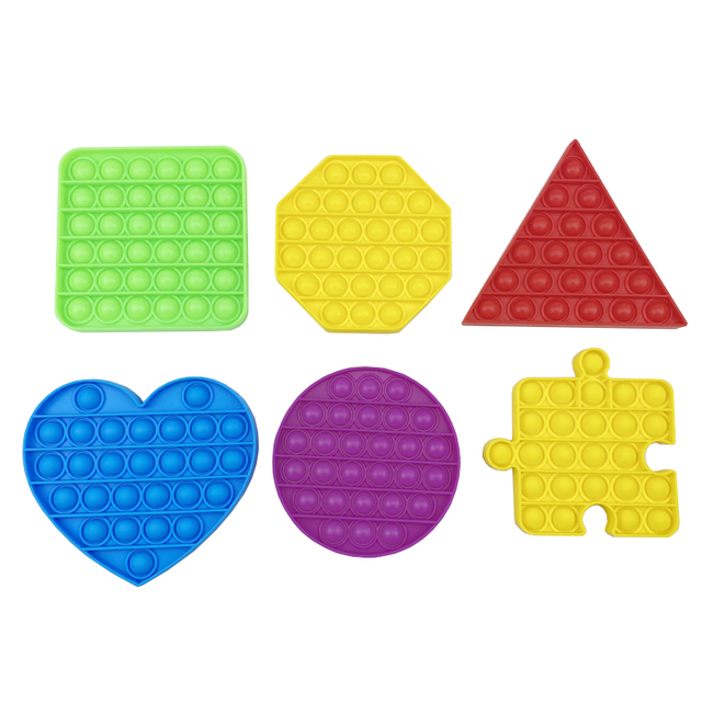 Kids Simple Round Push Pop It