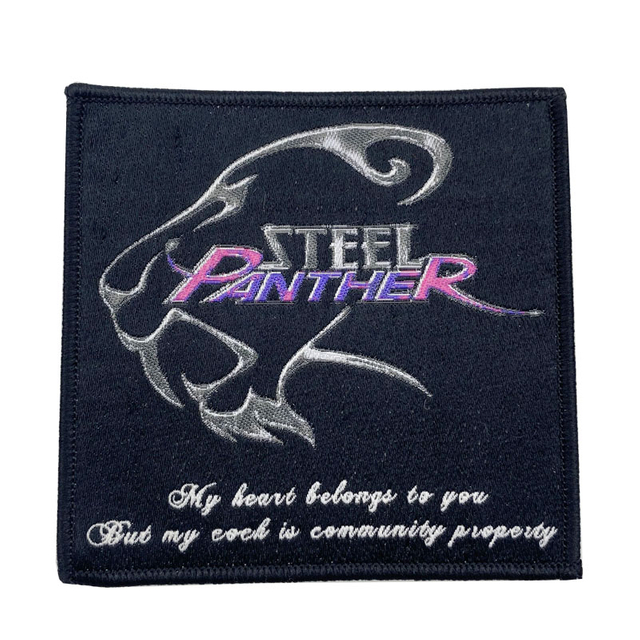 Folded Silicone Woven Patch for Clothing