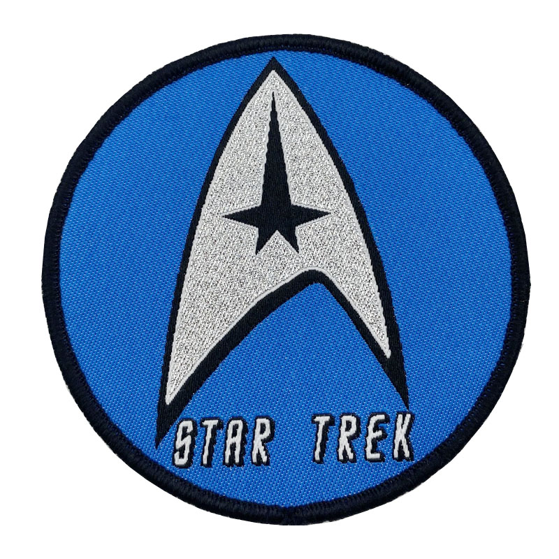 Leather woven patch