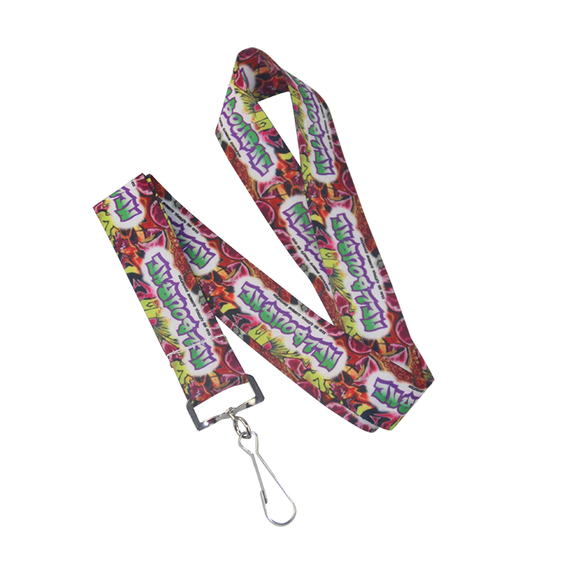 Tubular Customized Heat Transfer Lanyard for Promotion