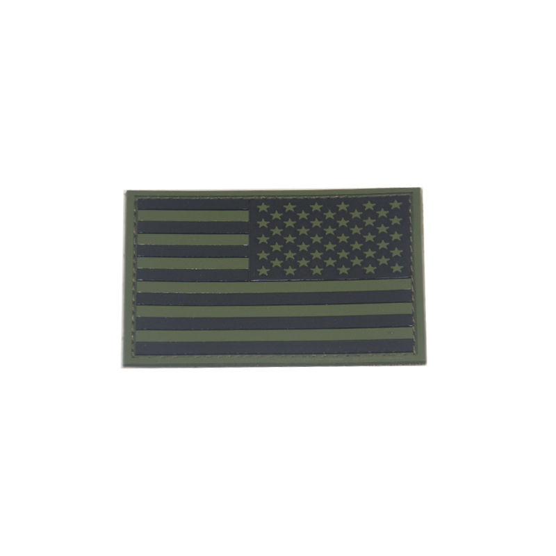 Eco-Friendly Black Pvc Patch for Promotional Gift