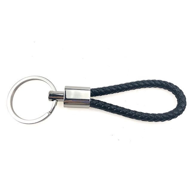 Star-shaped Fashionable Top-grain Leather Keychain