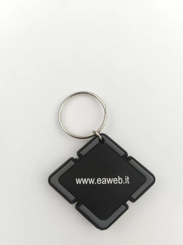 Waterproof Personalized Decoration Thick Pvc Keychain